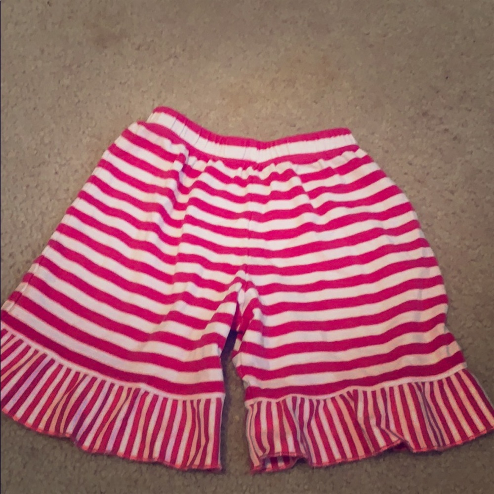 Beehave Pink Striped Shorts Sz 4